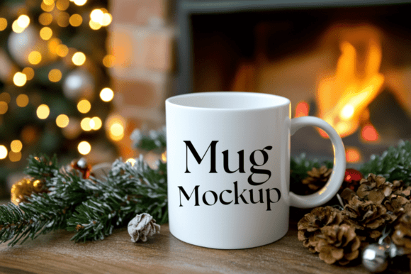 Download Christmas White Mug Mockup - Premium Resources