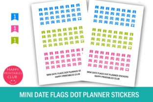 Download Mini Date Flags Stickers-Calendar Number - Flags Collection