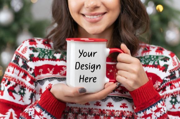Download Christmas White Mug Mockup - Premium Resources